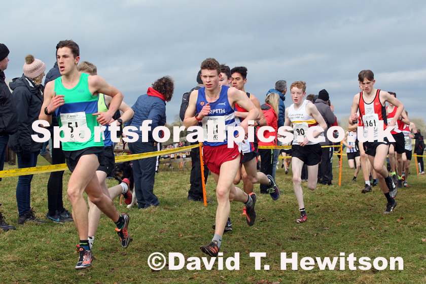 Mens under-17s Northern Cross Country Champs., Camp Hill Estate, Kirklington.  Photo: David T. Hewitson/Sports for All Pics